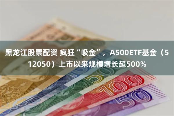 黑龙江股票配资 疯狂“吸金”，A500ETF基金（512050）上市以来规模增长超500%