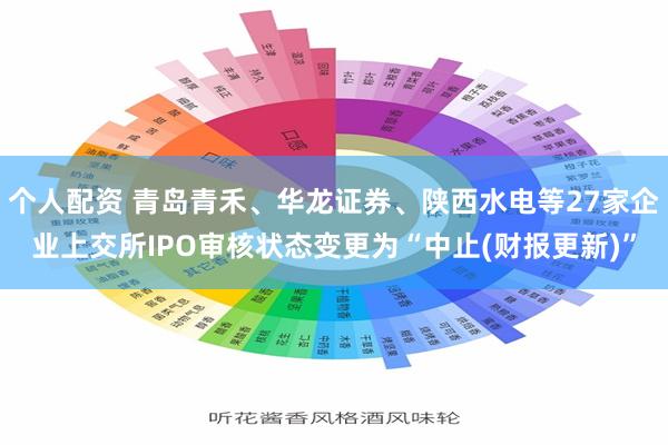 个人配资 青岛青禾、华龙证券、陕西水电等27家企业上交所IPO审核状态变更为“中止(财报更新)”